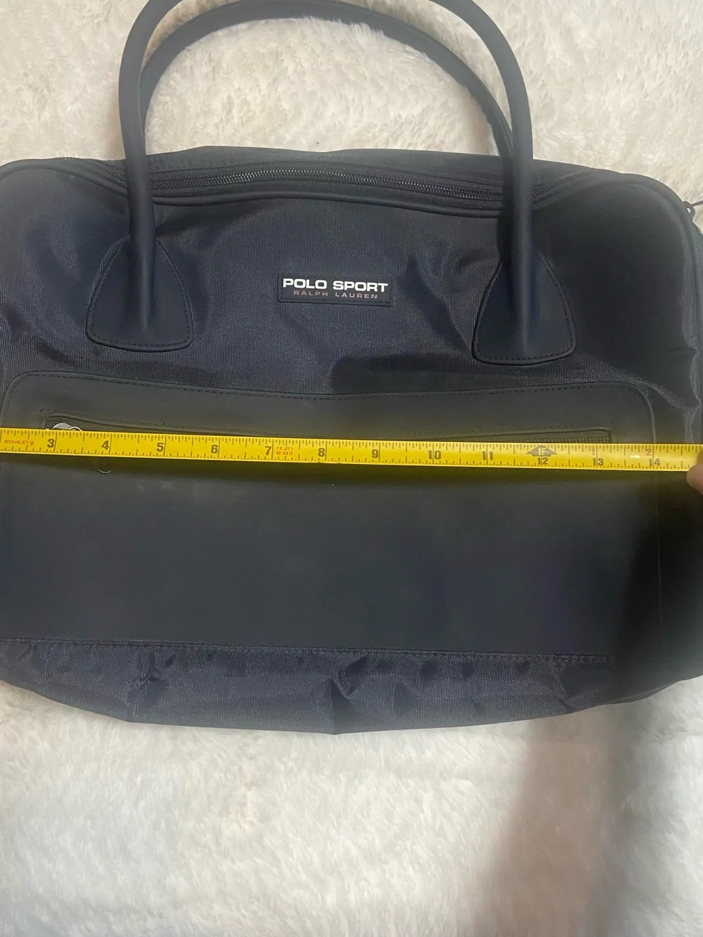Vintage Polo by Ralph Lauren Black Polo Sport Travel Duffel